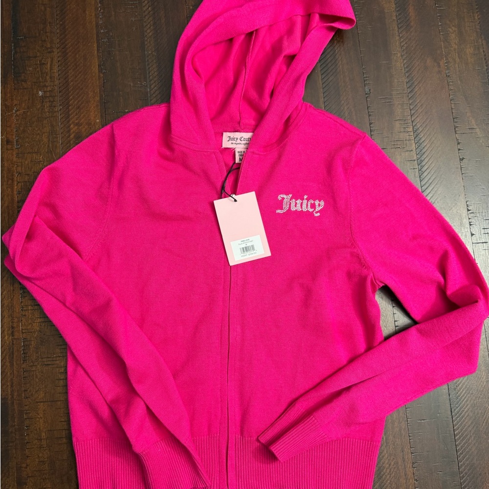 Juicy Couture Fuchsia Zip-Up Jacket
